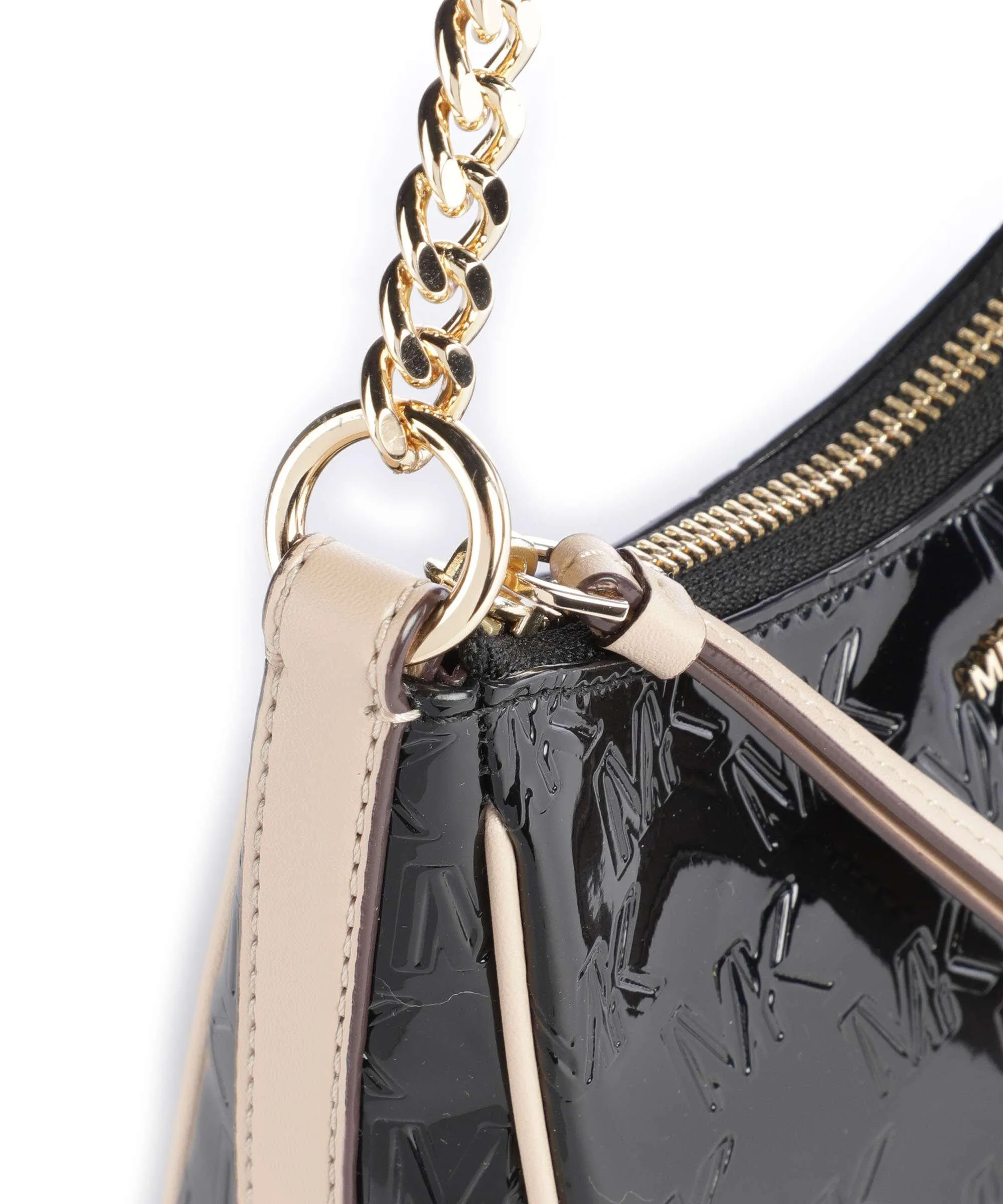 Michael Kors Jet Set Charm Borsa a spalla poliuretano nero  