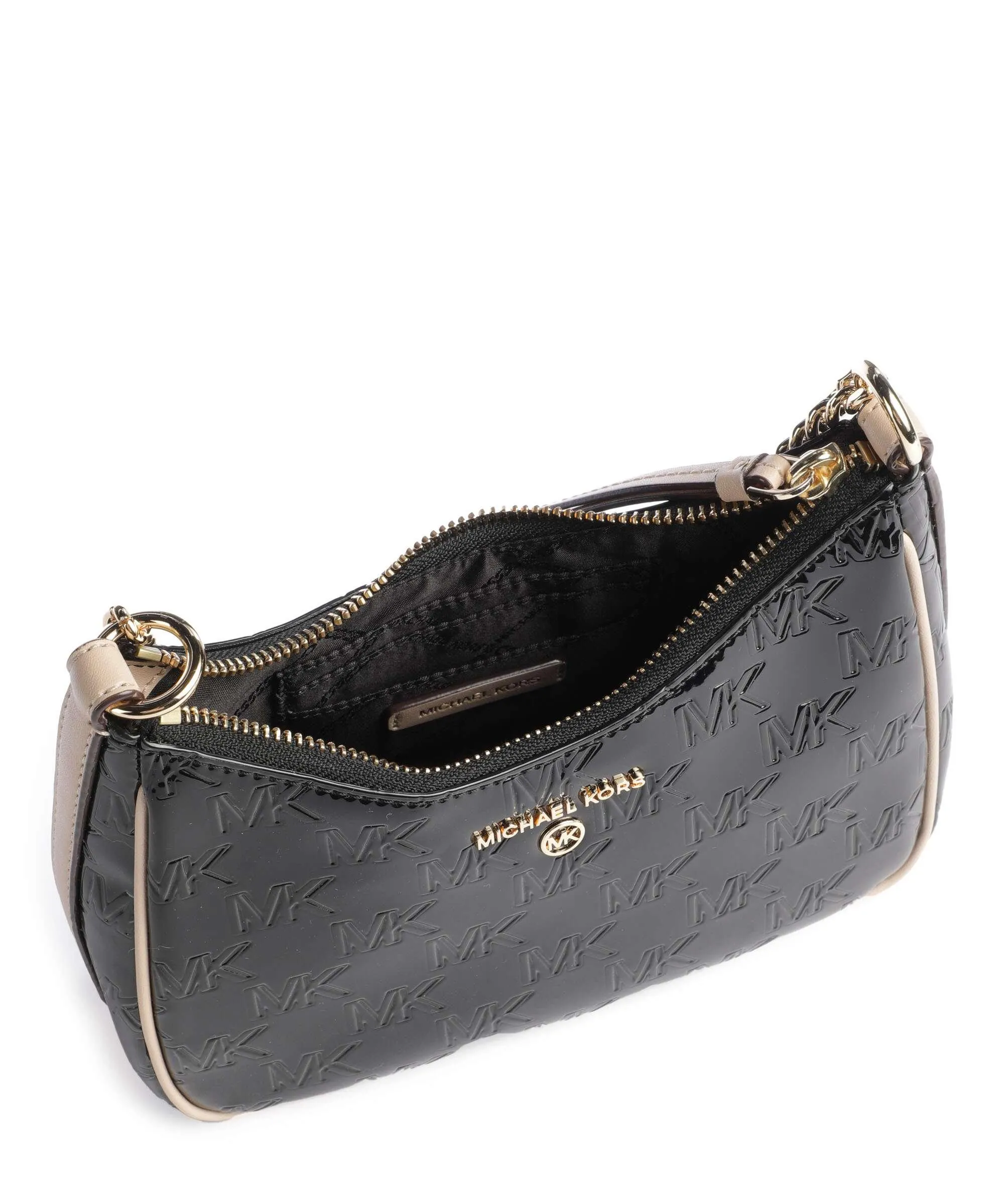  Michael Kors Jet Set Charm Borsa a spalla poliuretano nero  