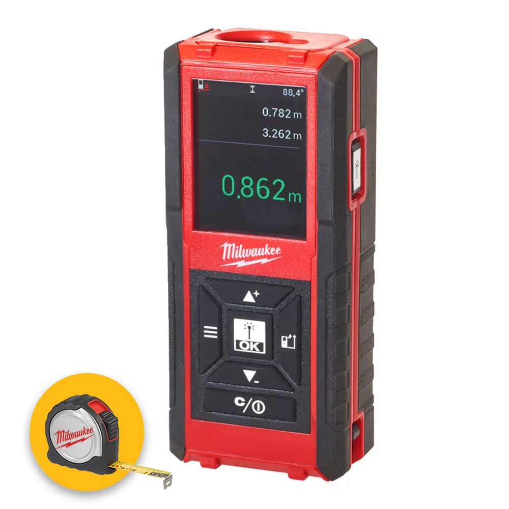 Milwaukee LDM 100 - Distanziometro laser 100 mt - 4933459278