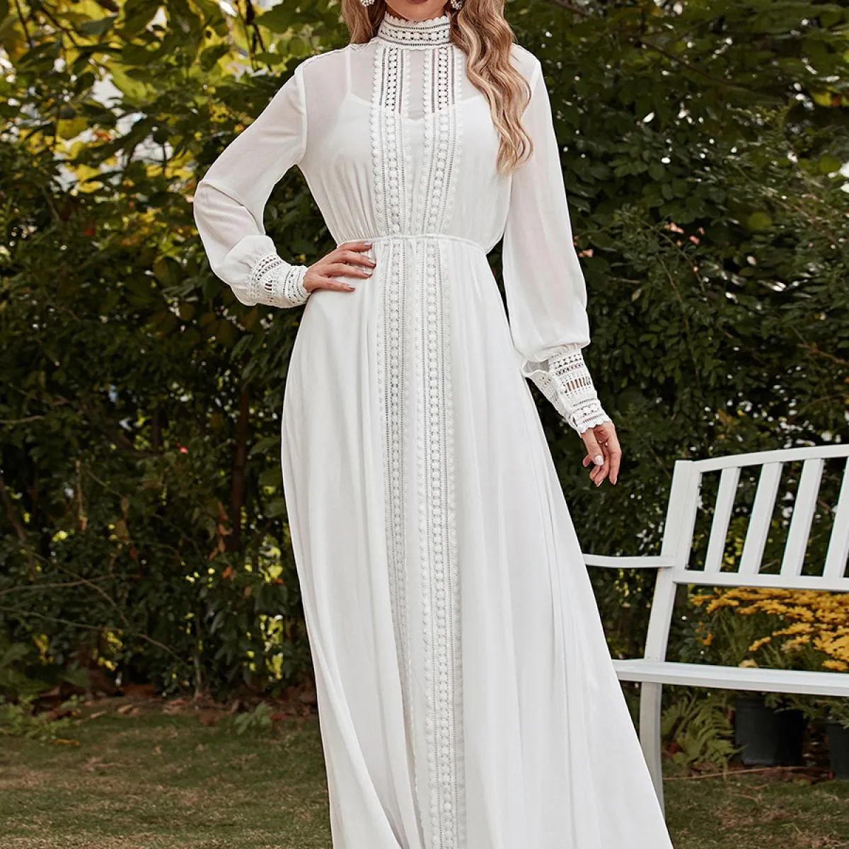 Miss Ord Abito Elegante Missord Abito Chiffon Missord Abito Elegante Chiffon Pizzo