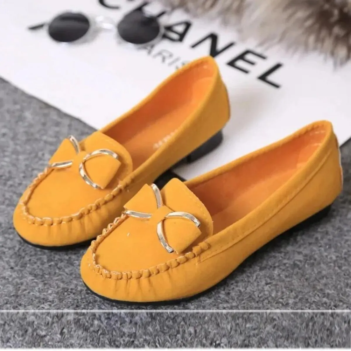 Moda donna Casual Lofers Scarpe basse Donna Autunno Elegante Nodo a farfalla Scarpe comode Donna Morbido classico 2024