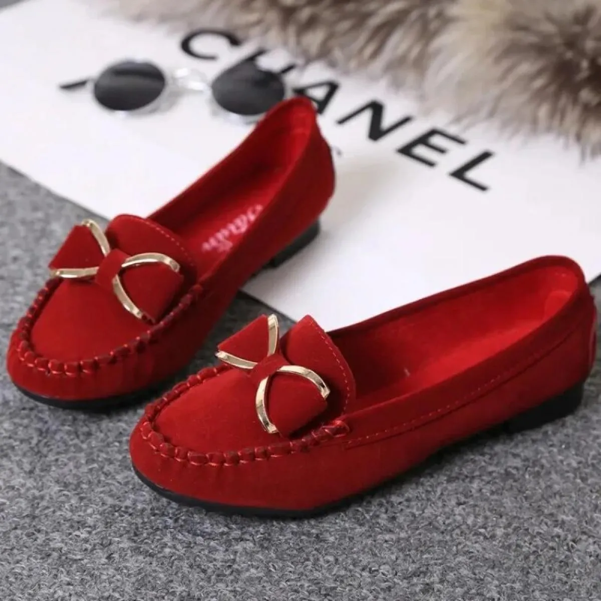 Moda donna Casual Lofers Scarpe basse Donna Autunno Elegante Nodo a farfalla Scarpe comode Donna Morbido classico 2024