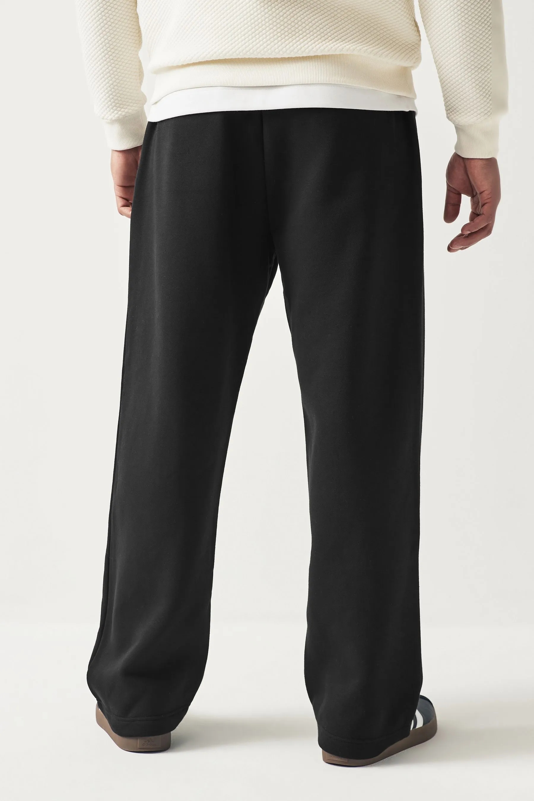 Nero  - Pantaloni da jogging con gamba larga