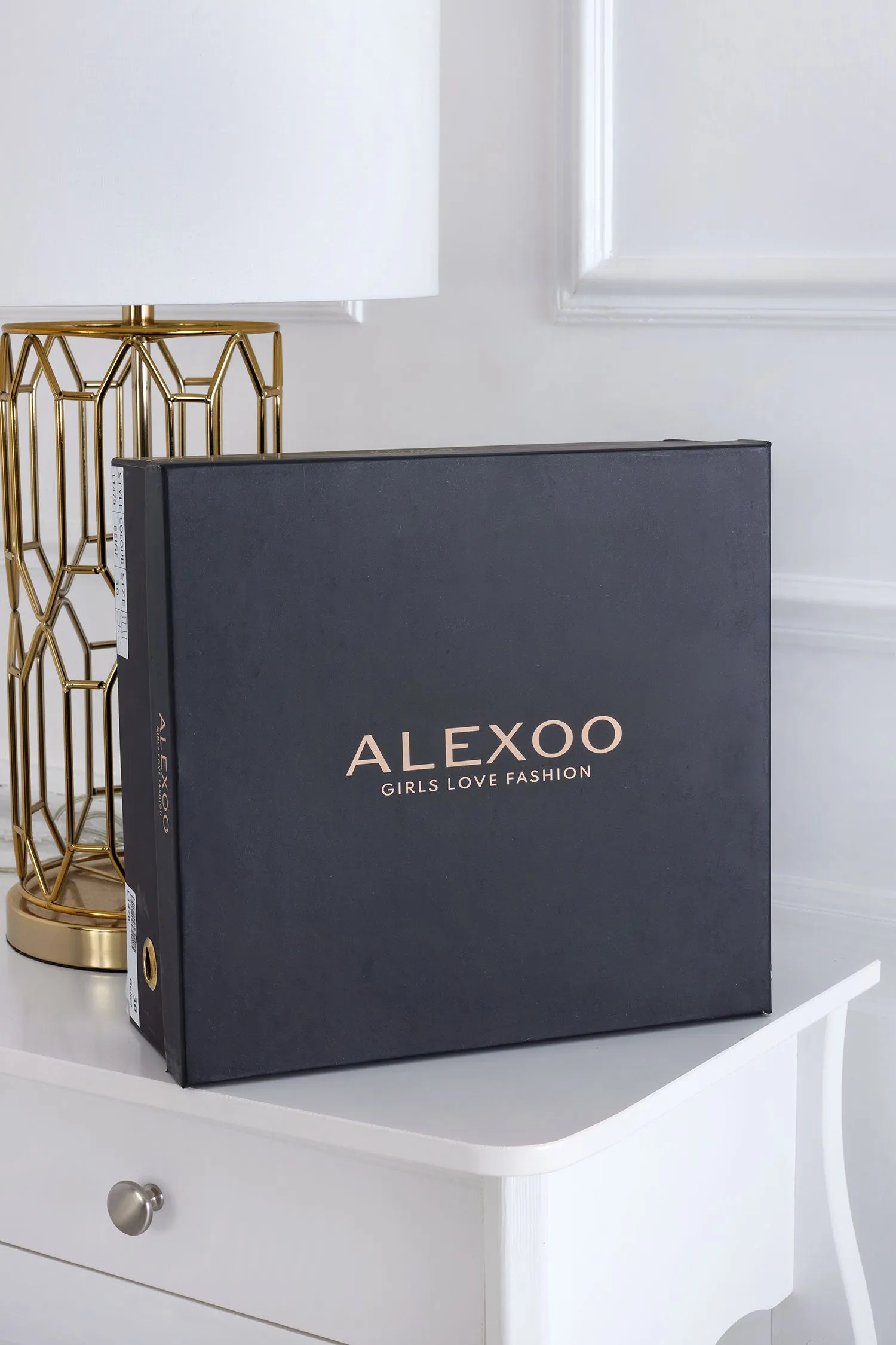 NOEMI - Tronchetti neri Alexoo con tacco alto