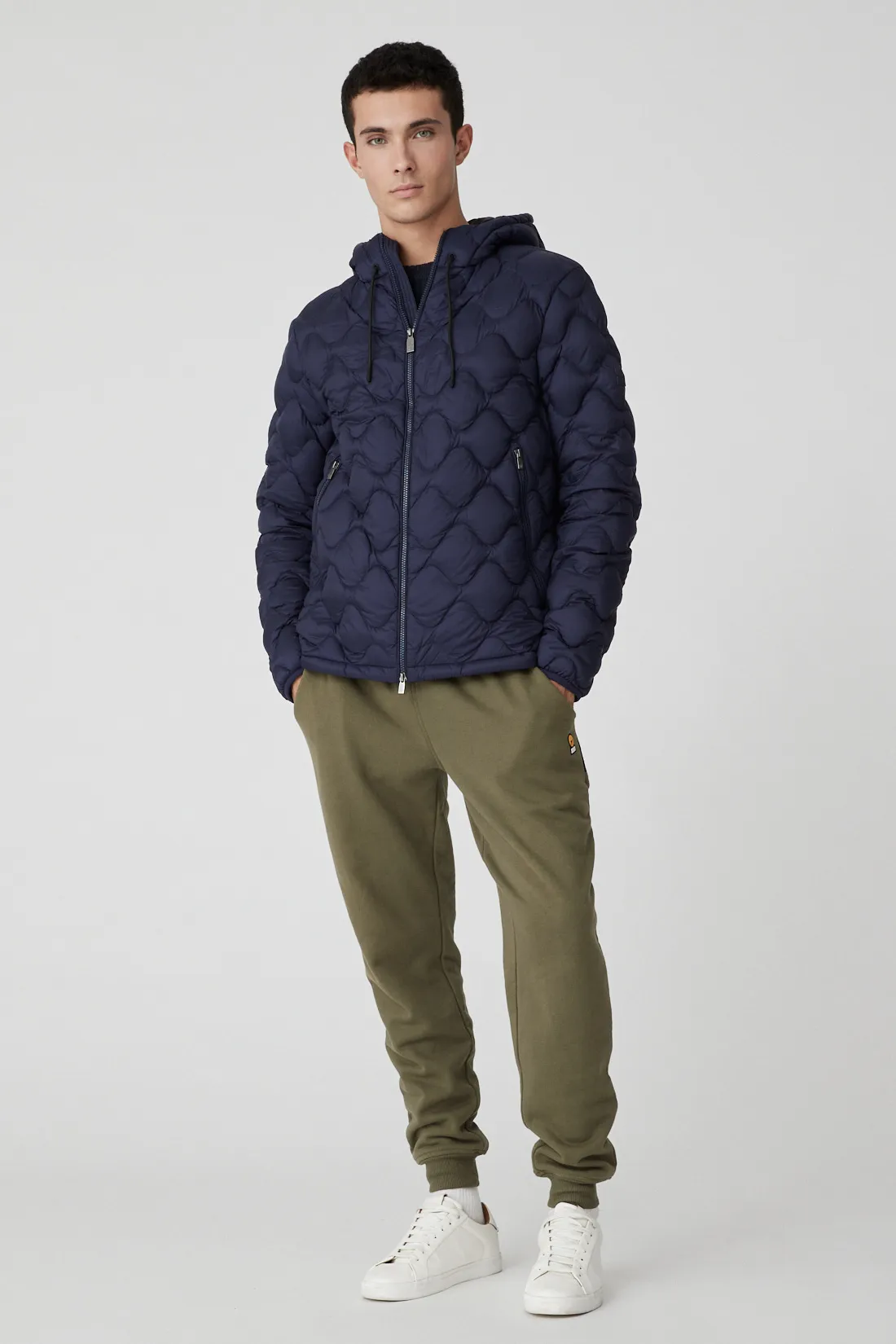 NORIN – Blue down jacket with onion quilted