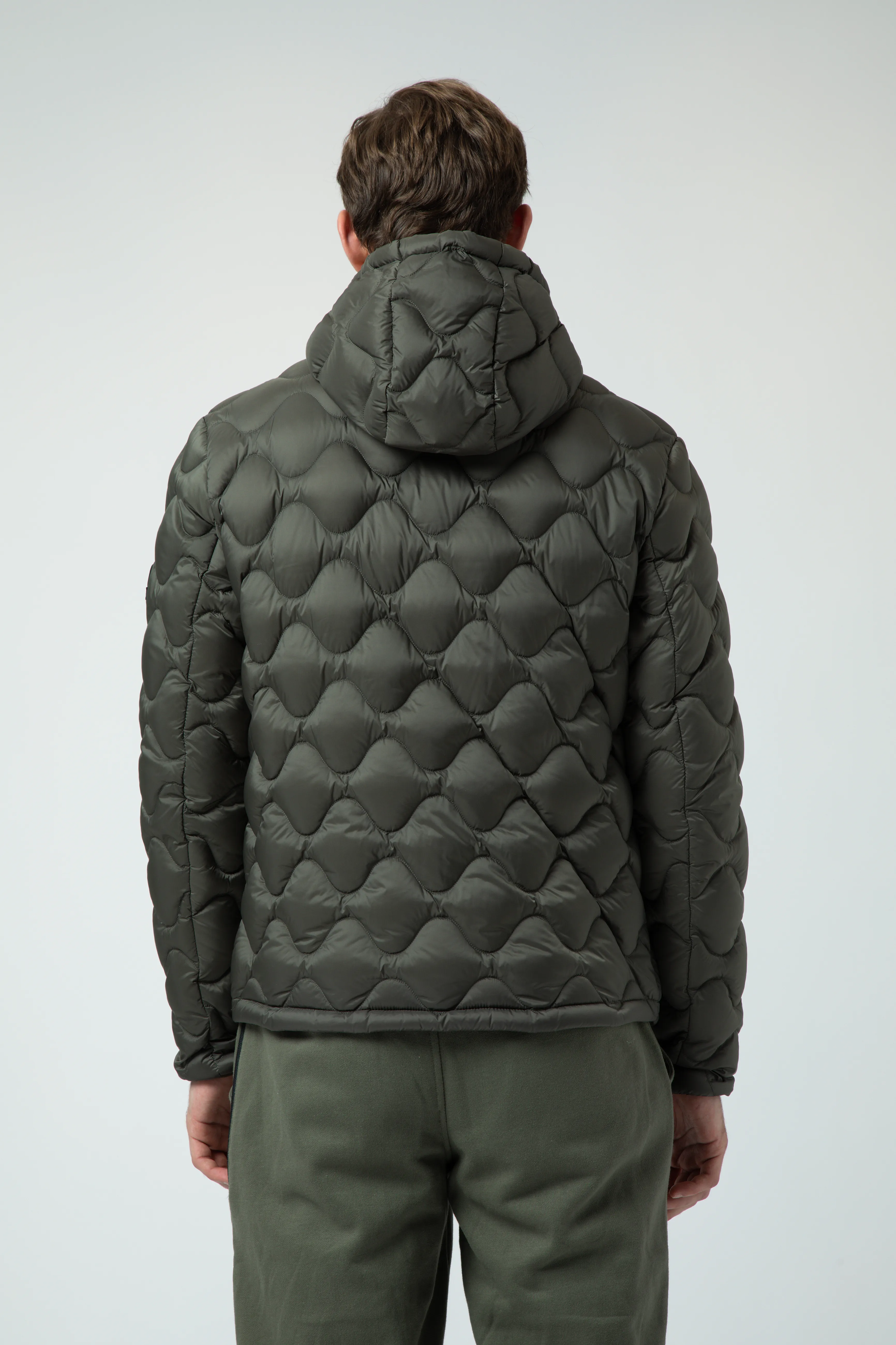 NORIN – Green down jacket with onion quilted