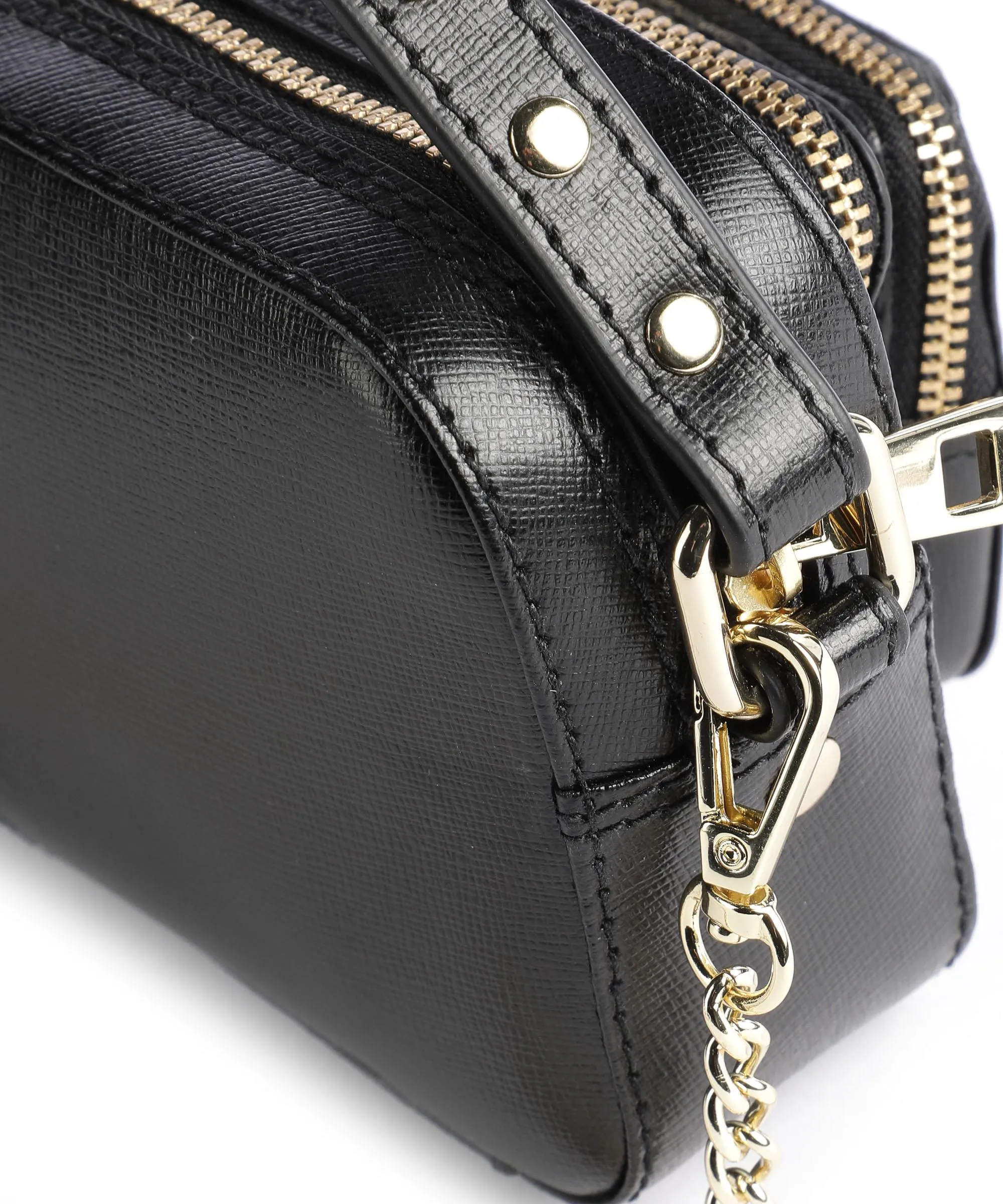  Núnoo Florence Helena Borsa a tracolla pelle a grana fine nero  