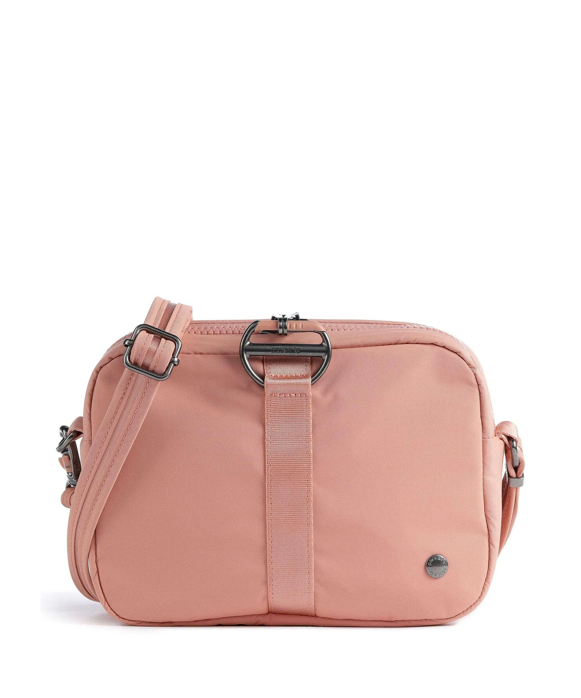  Pacsafe Citysafe CX square Borsa a tracolla nylon rosa antico  