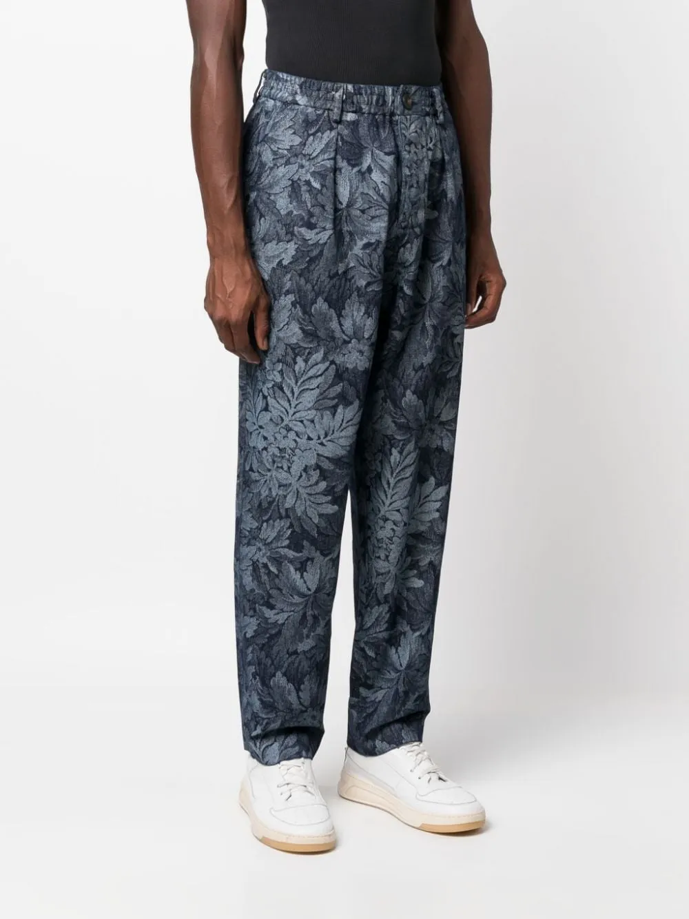 pantalone damascato