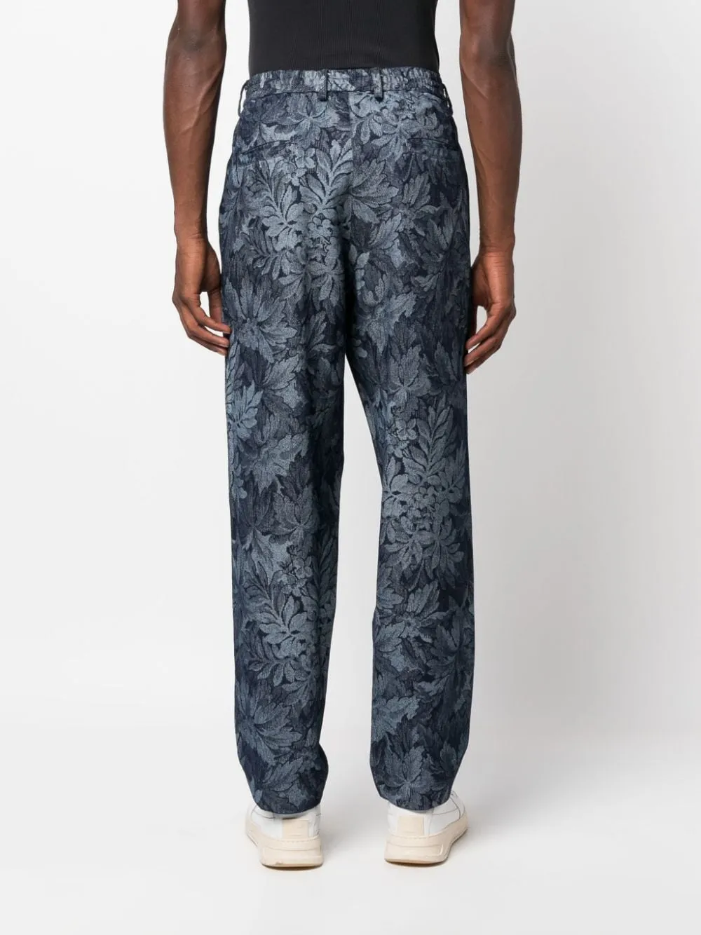 pantalone damascato