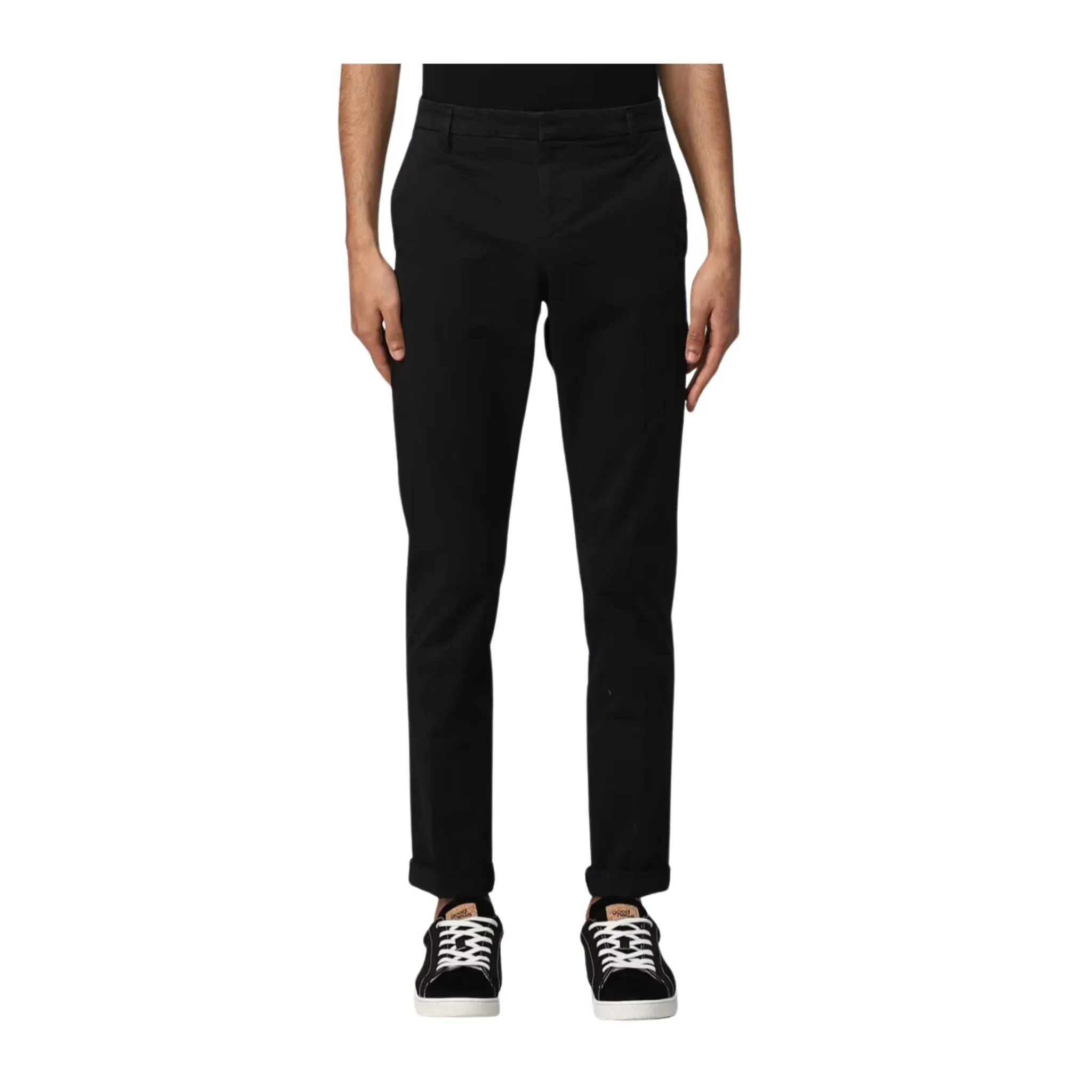 Pantalone Uomo Nero gamba dritta