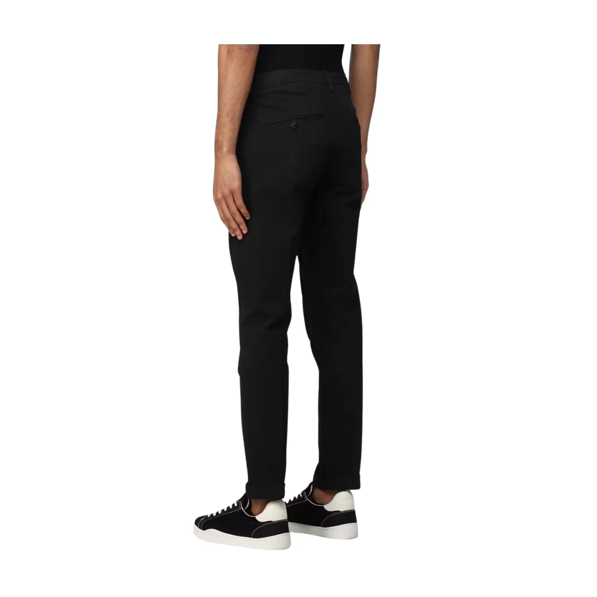 Pantalone Uomo Nero gamba dritta