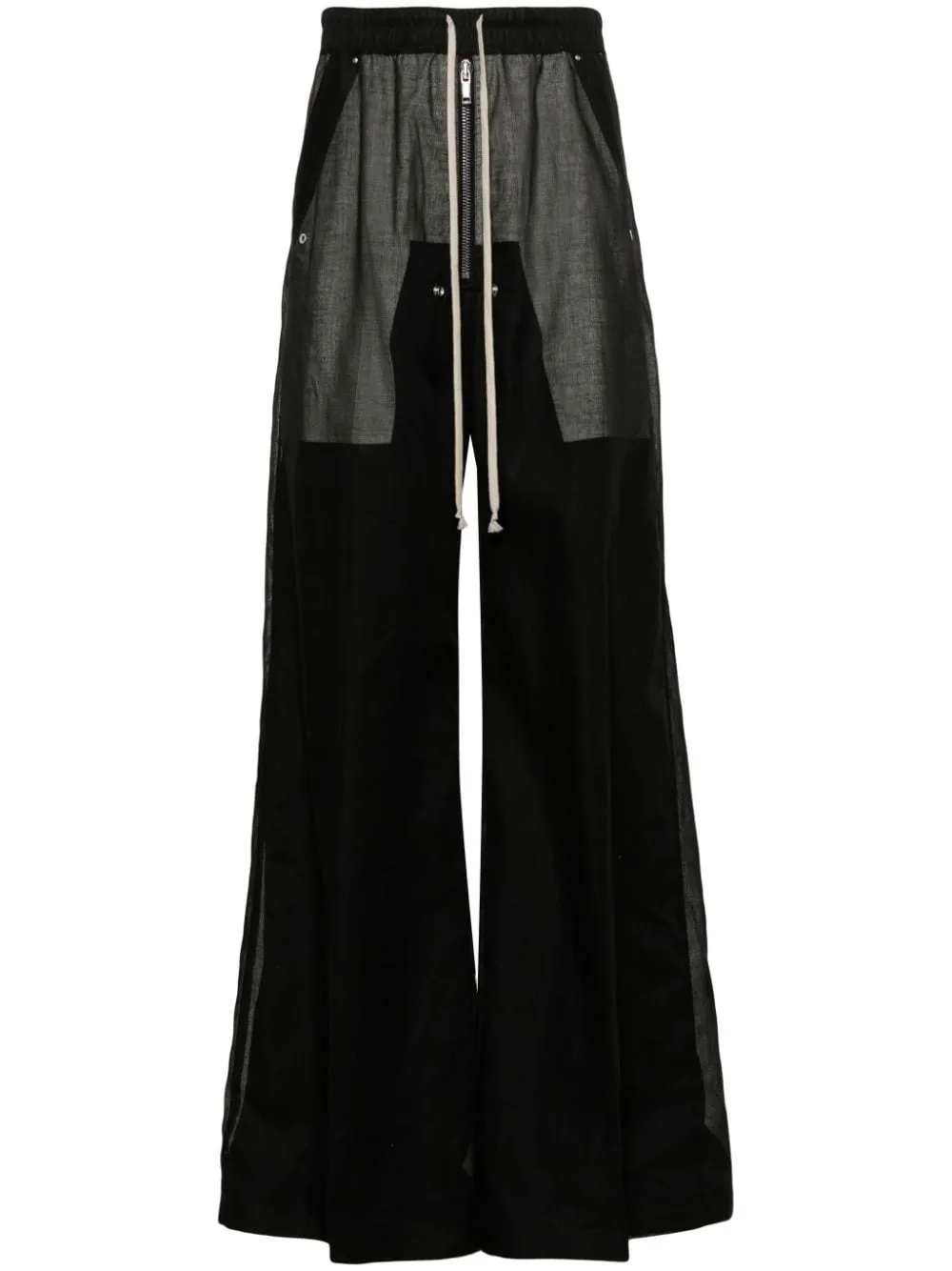 Pantaloni a gamba ampia Bela in nero - uomo