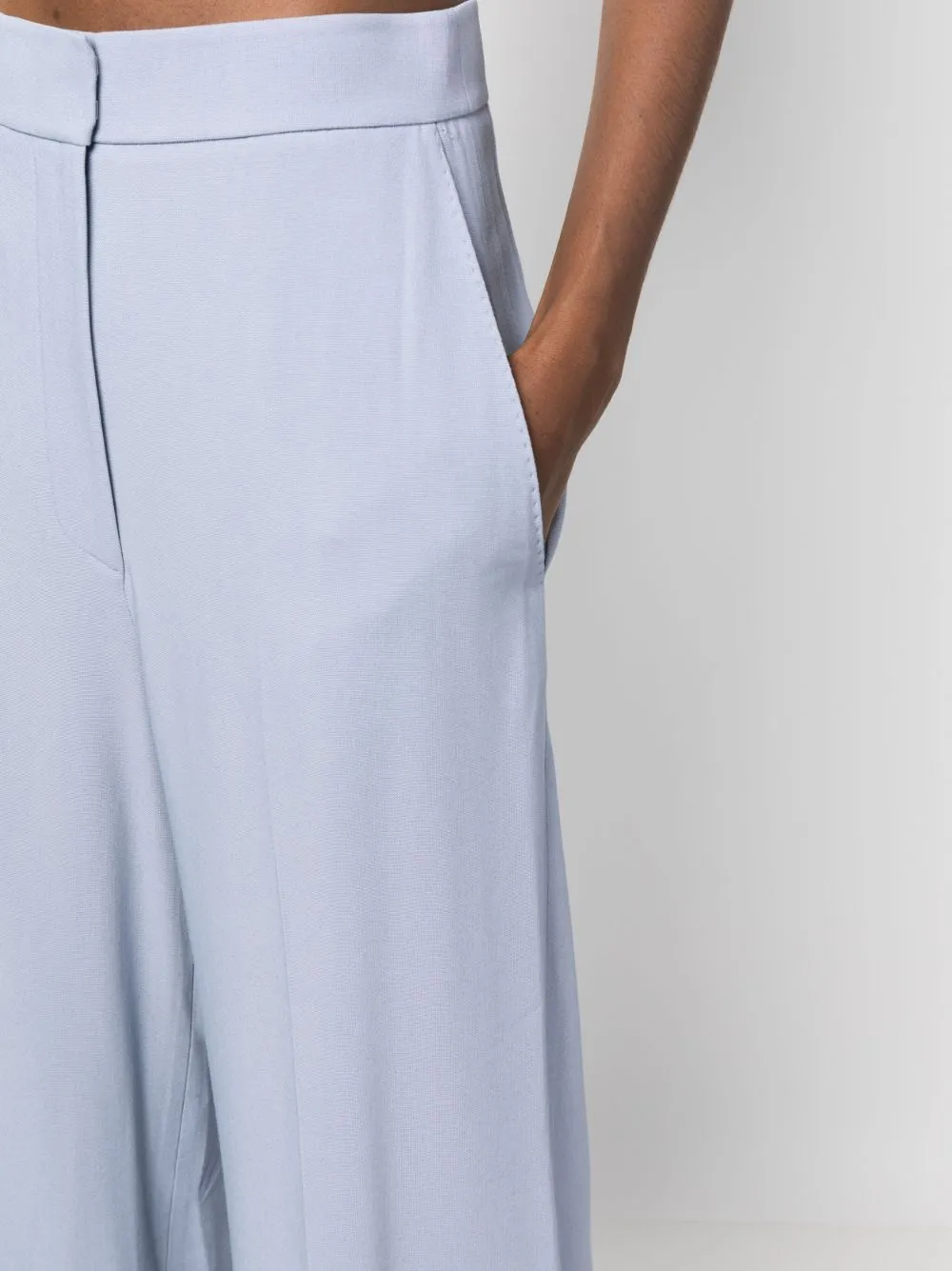 Pantaloni a gamba ampia in lilla - donna