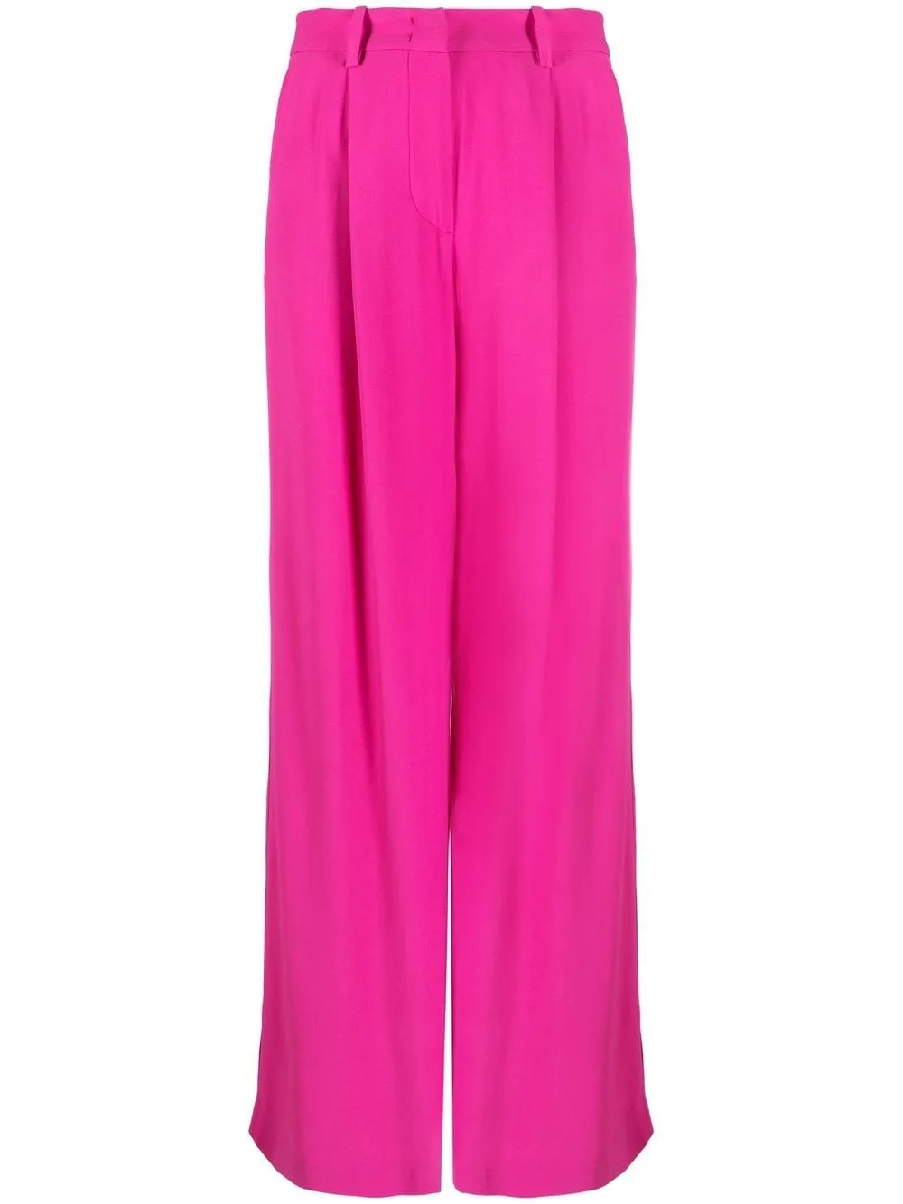 Pantaloni a gamba ampia in rosa - donna