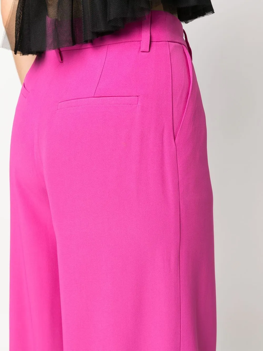 Pantaloni a gamba ampia in rosa - donna