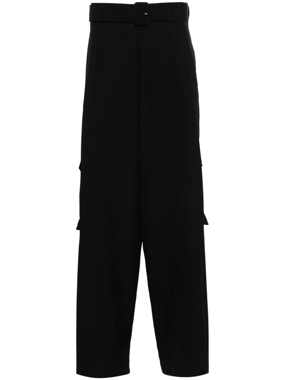 Pantaloni a gamba larga in nero - uomo
