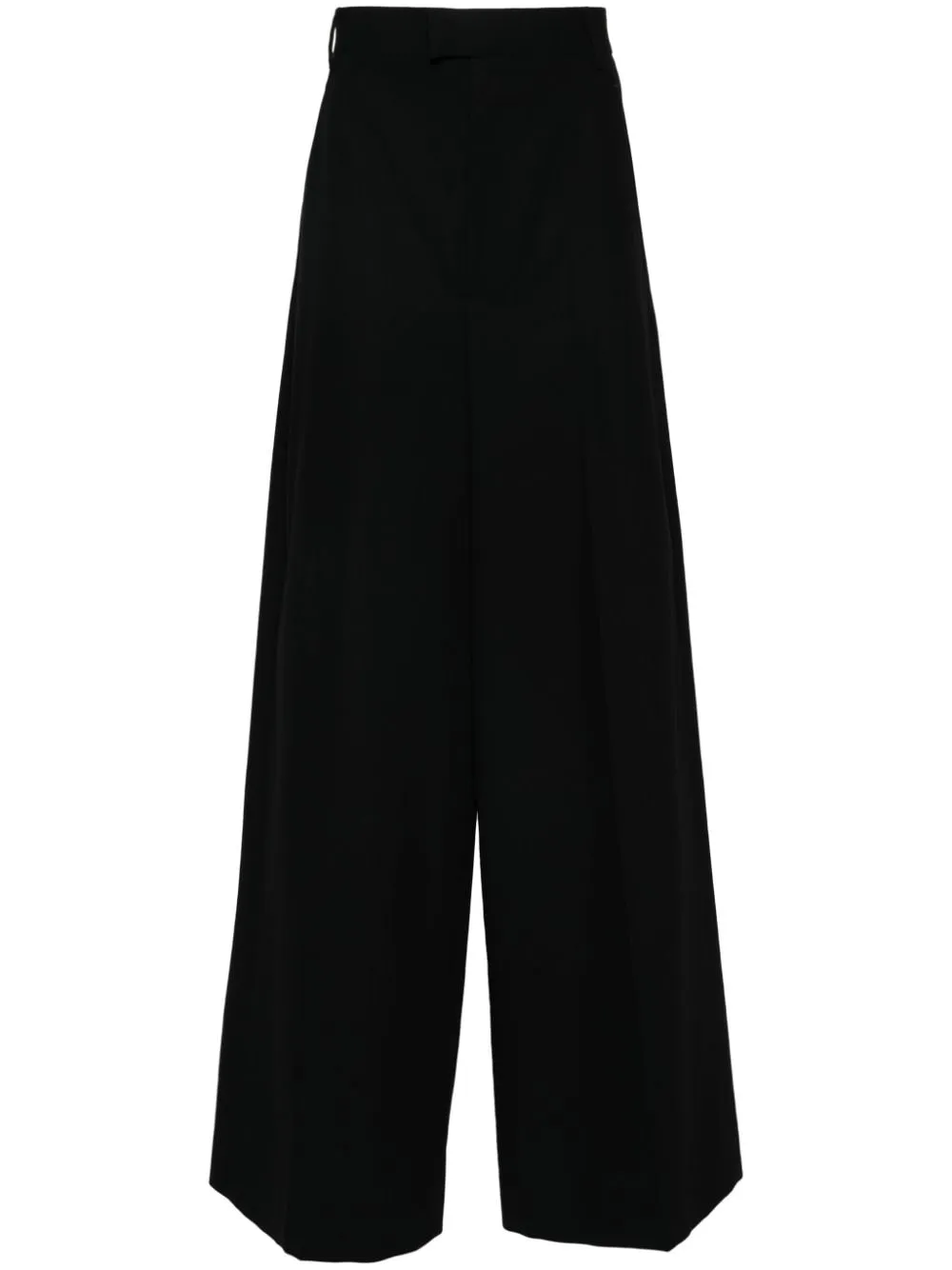 Pantaloni a gamba larga matthieu in nero - donna