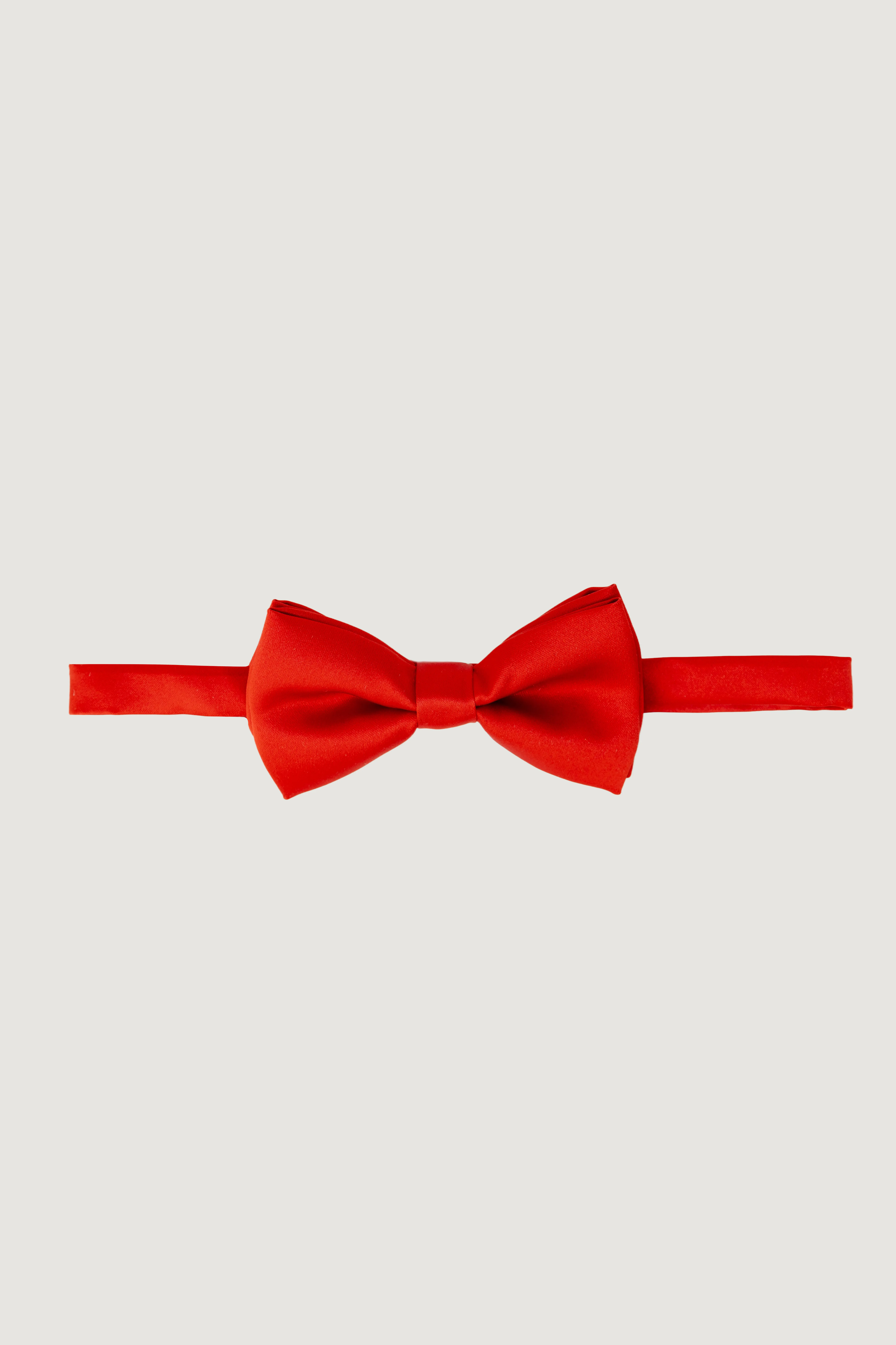 Papillon Punto Sella Cravatte Papillon seta Rosso