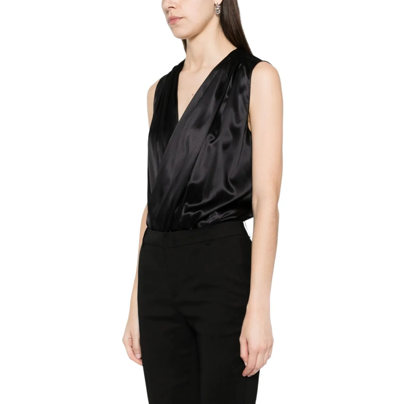 Pinko body nero seta elegante