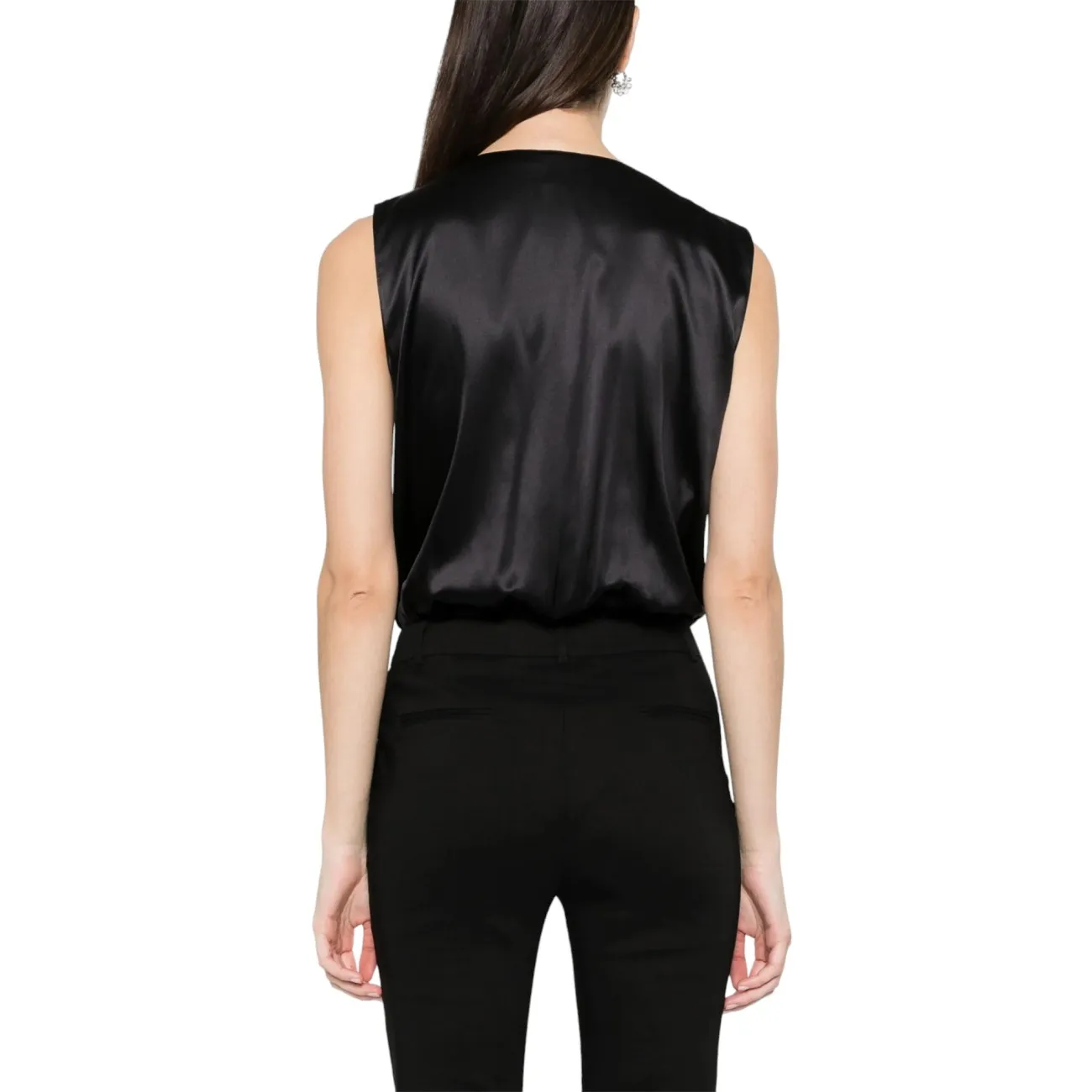Pinko body nero seta elegante