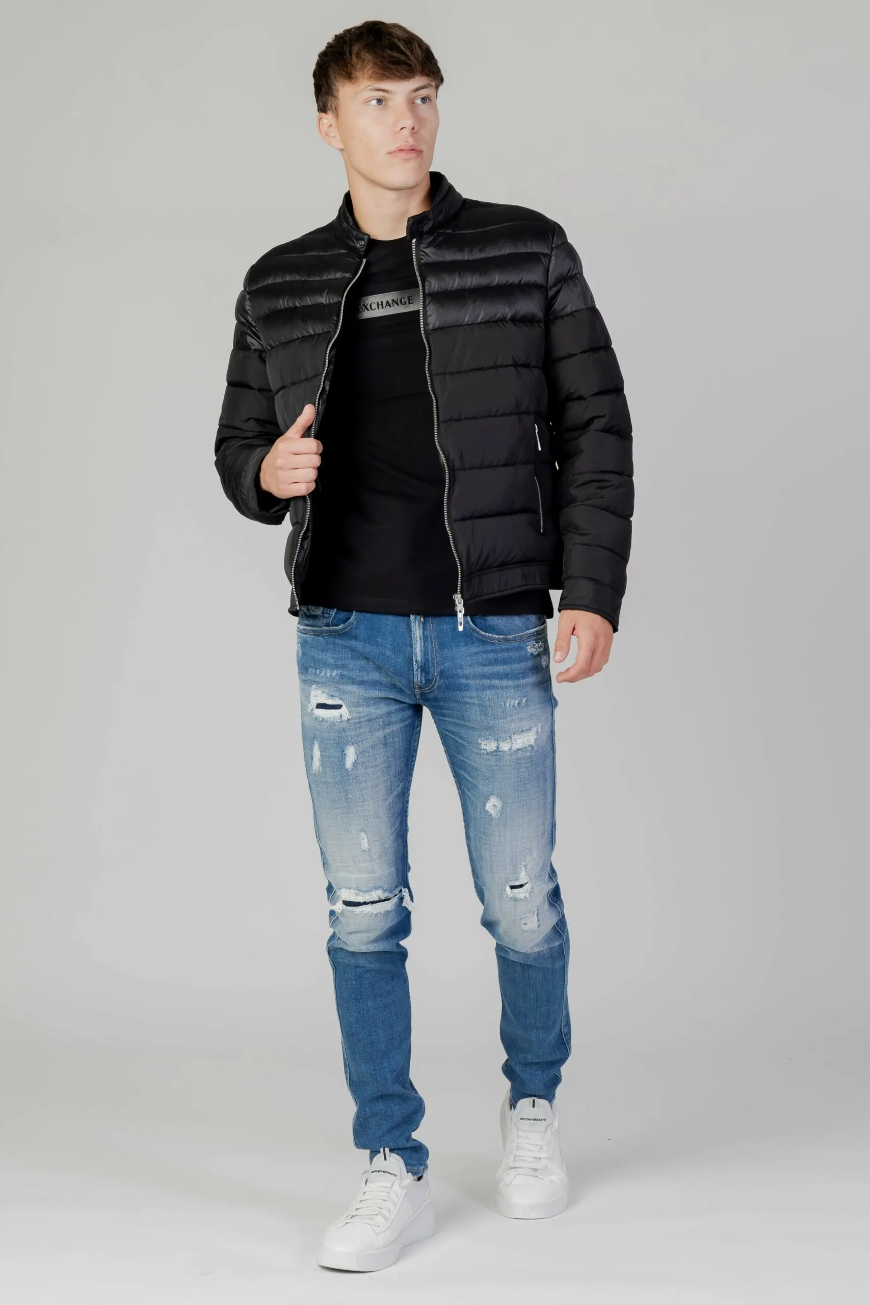Piumino Antony Morato capo spalla  regular fit in Nero