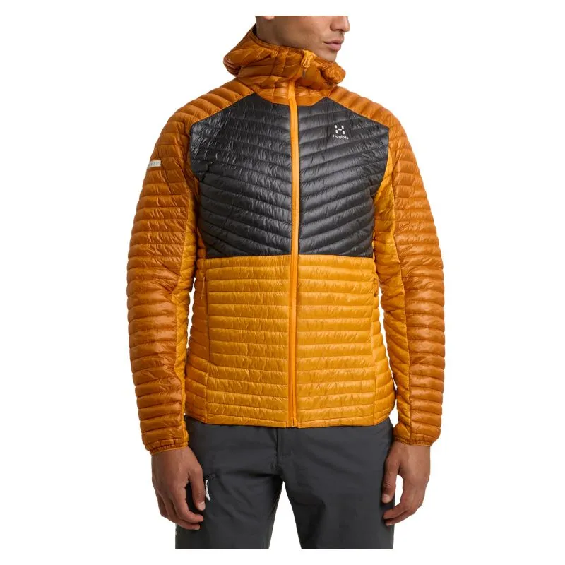 Piumino Hagöfs L.I.M Mimic Hood Uomo (Sunny Yellow/Magnetite)