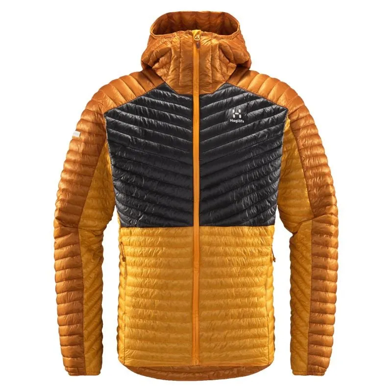 Piumino Hagöfs L.I.M Mimic Hood Uomo (Sunny Yellow/Magnetite)