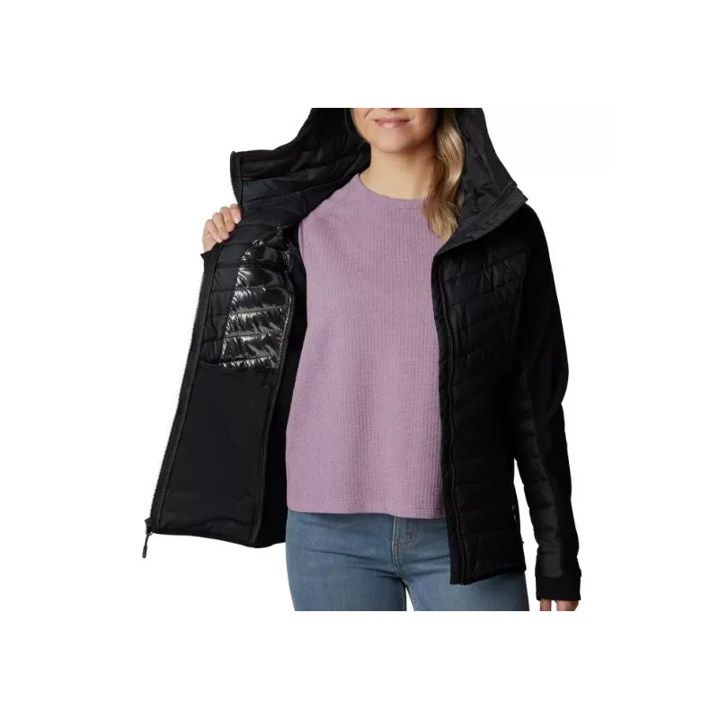 Piumino ibrido da donna Columbia Powder Lite Hybrid (nero)