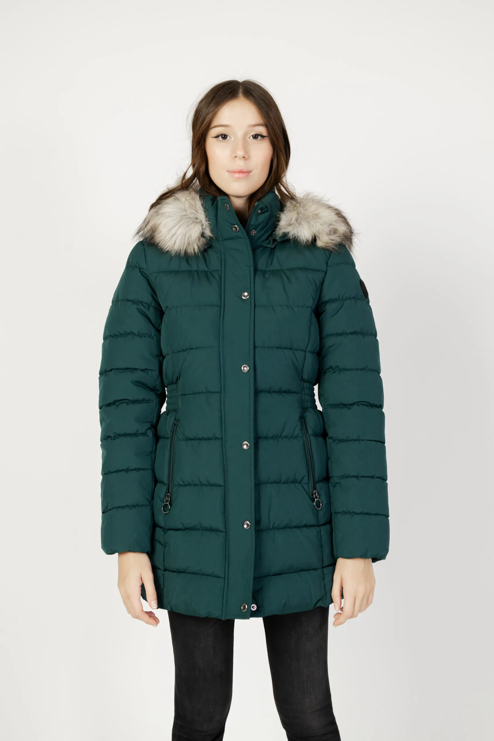 Piumino Only onlnewluna quilted coat cc otw Verde Scuro