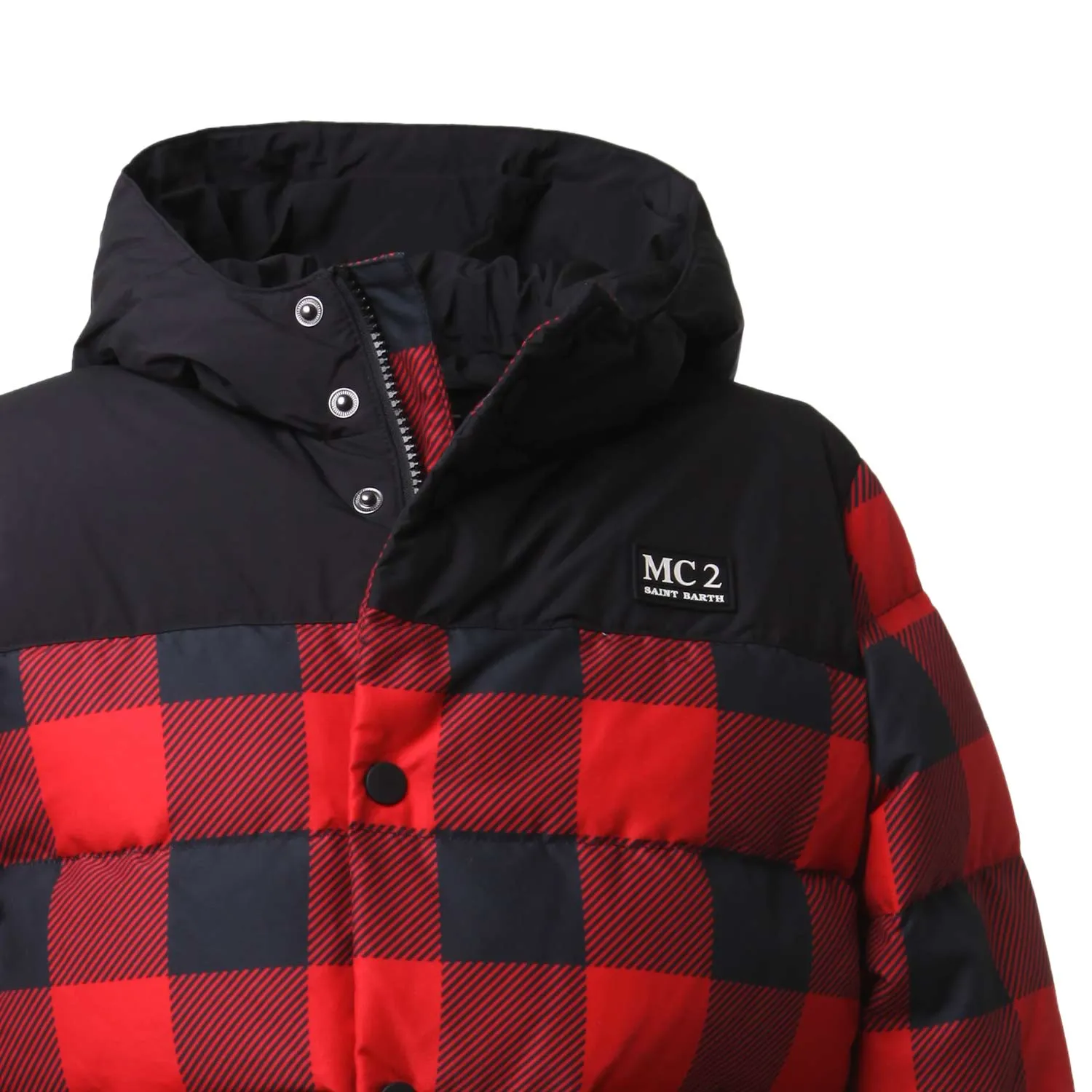 Piumino Snow Bart Rosso E Nero Bambino E Ragazzo