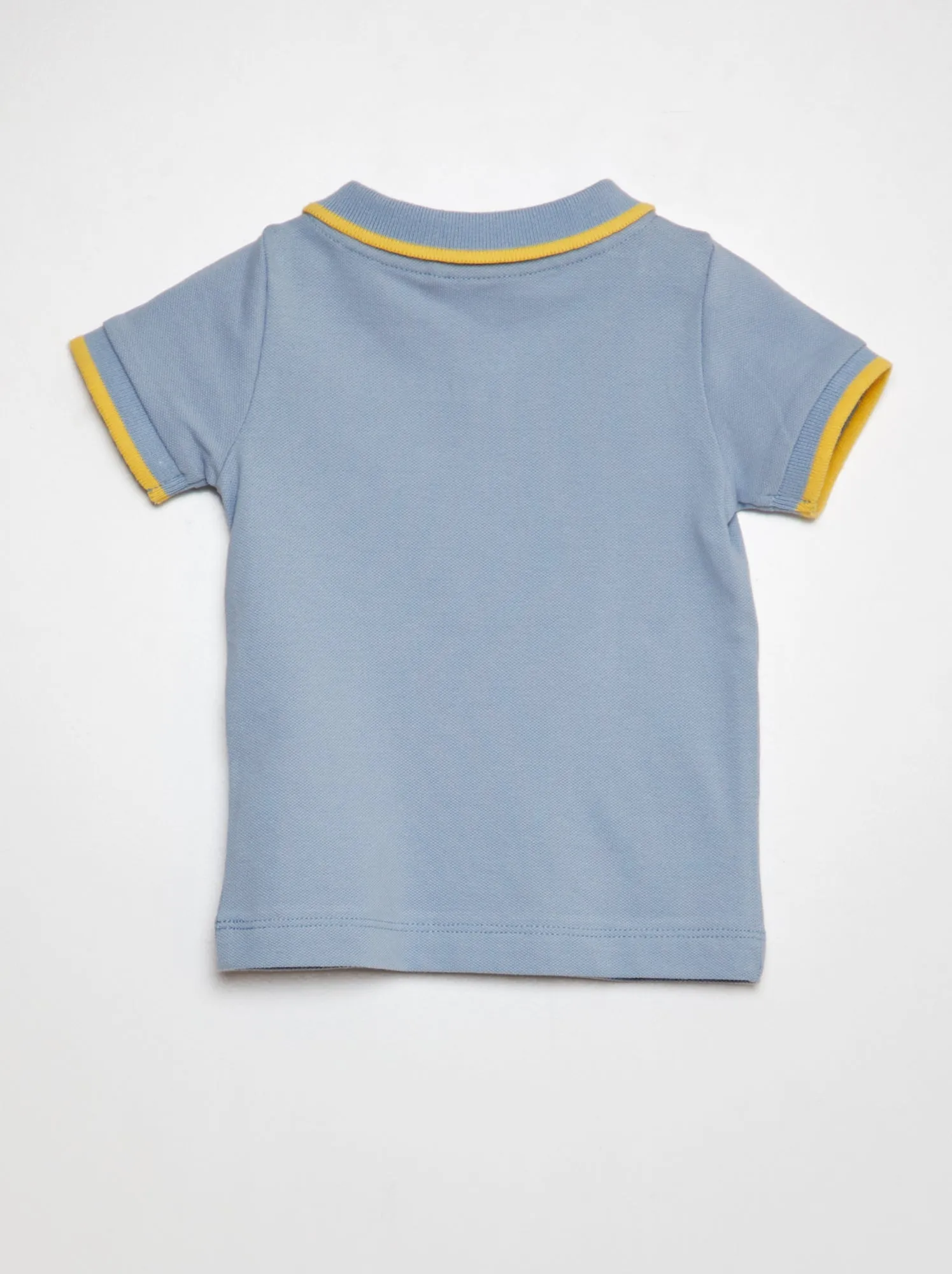 Polo con ricami dinosauro 'NAME IT' - blu