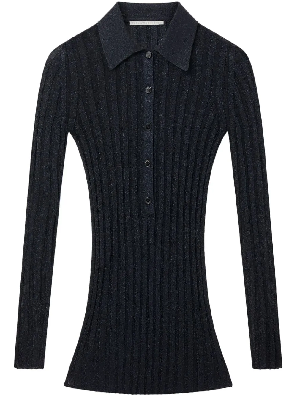 Polo in Lurex a coste