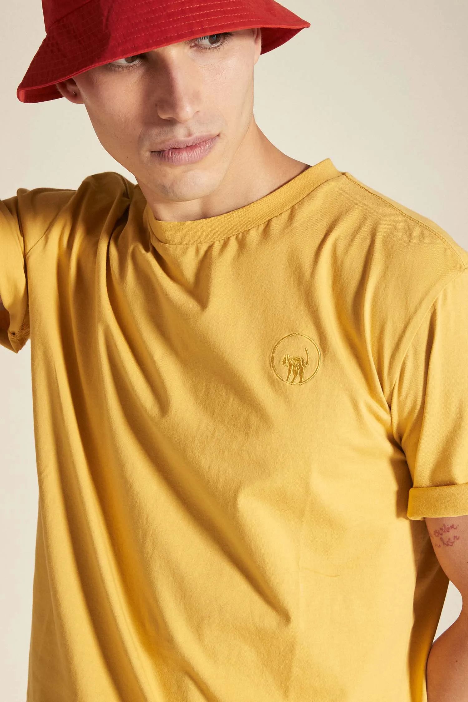 POLT 2.0 – T- shirt girocollo giallo senape