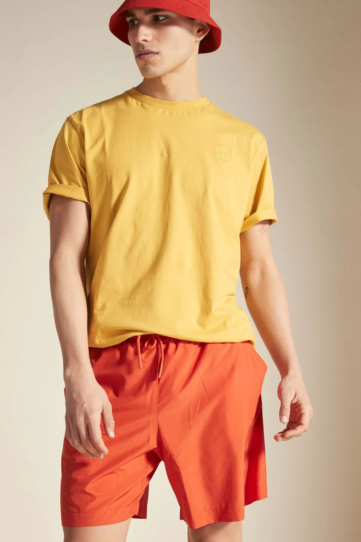 POLT 2.0 – T- shirt girocollo giallo senape