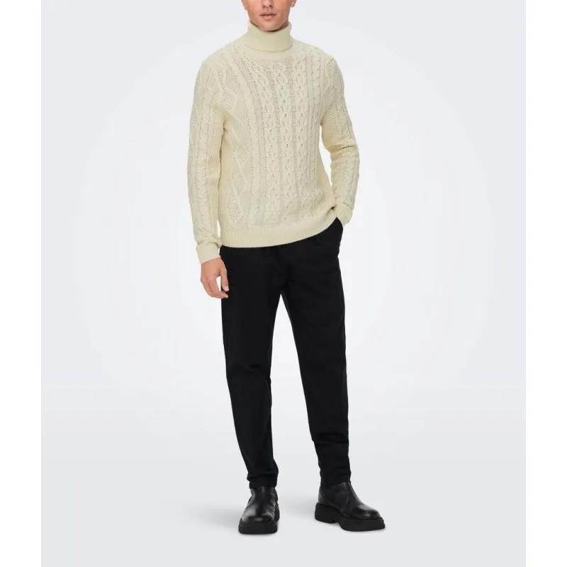 PULLOVER COLLO ALTO ONSRIGGE DA UOMO ONLY & SONS