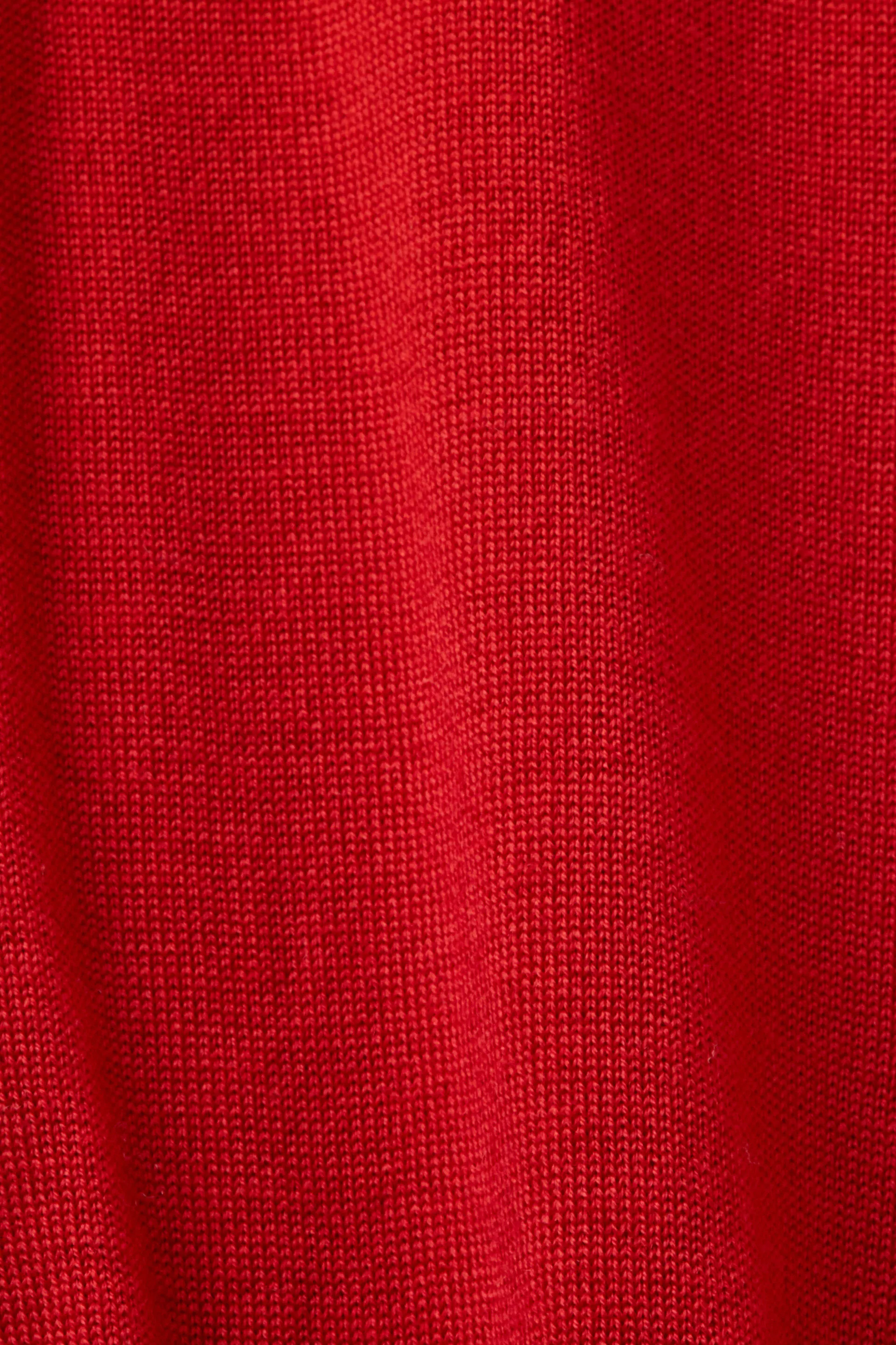 Pullover con collo a tartaruga in lana merino
