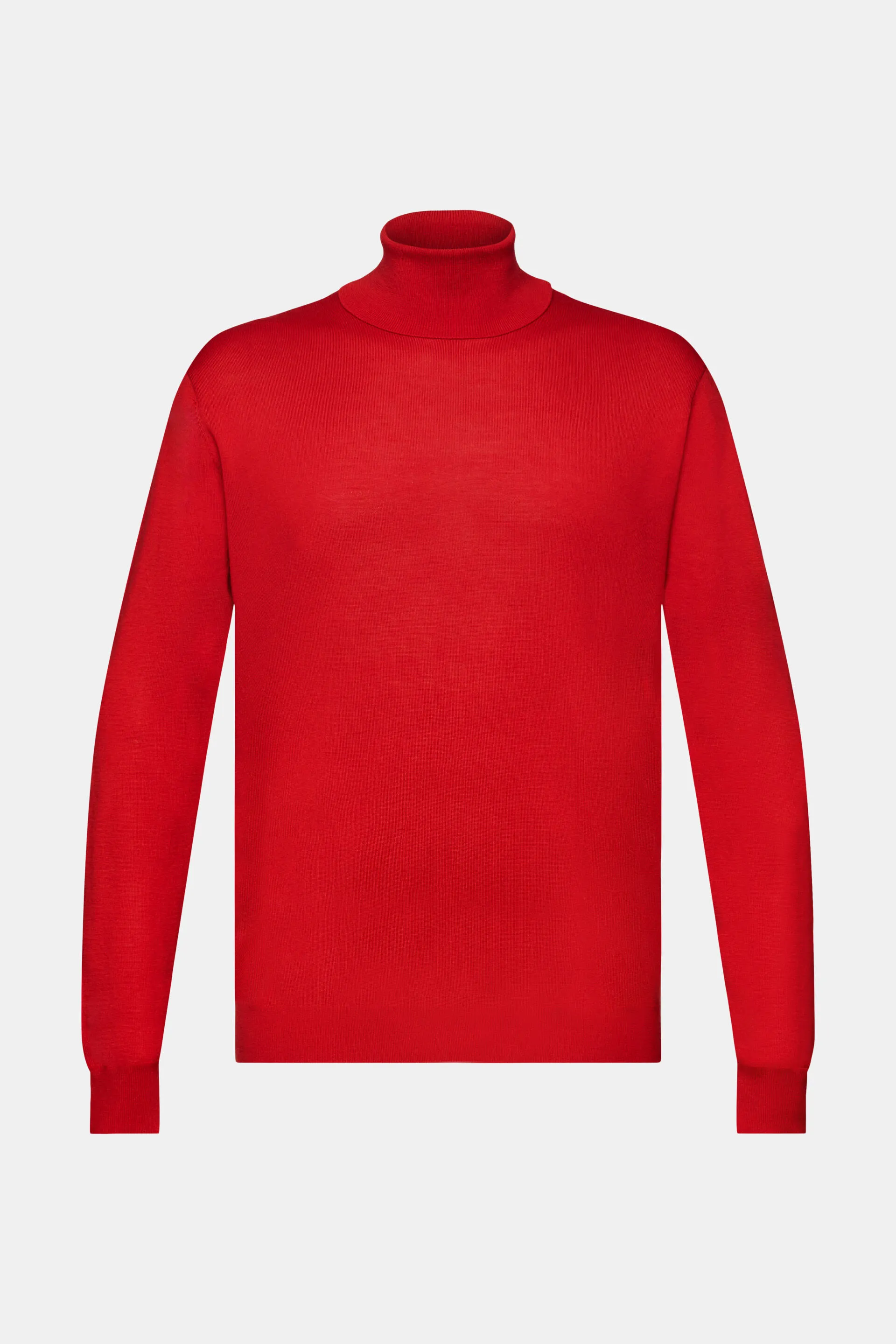 Pullover con collo a tartaruga in lana merino