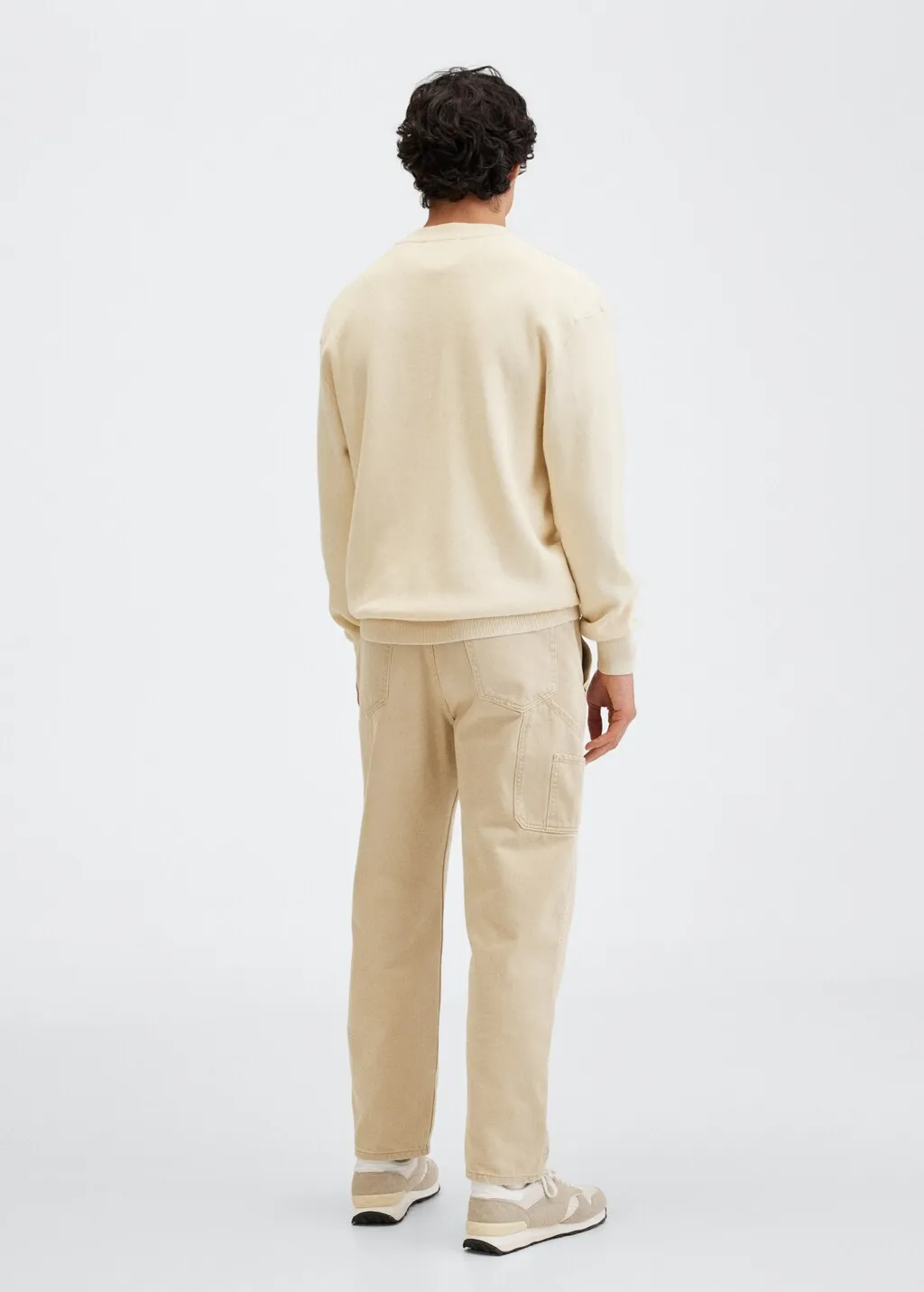 Pullover cotone collo a V