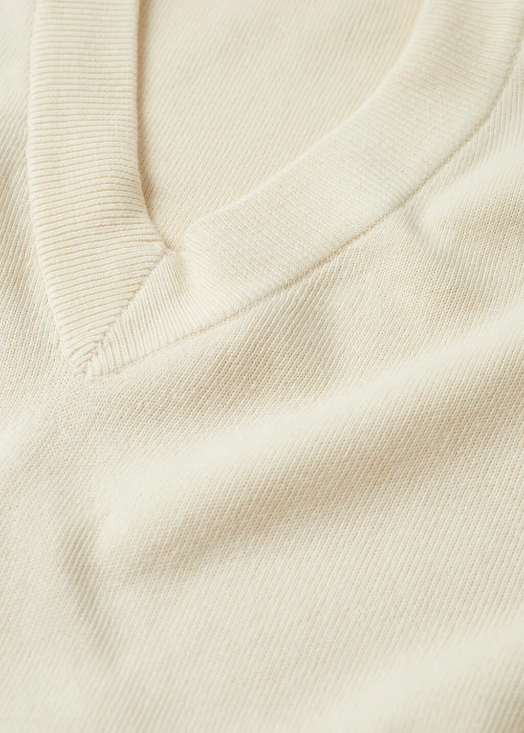 Pullover cotone collo a V