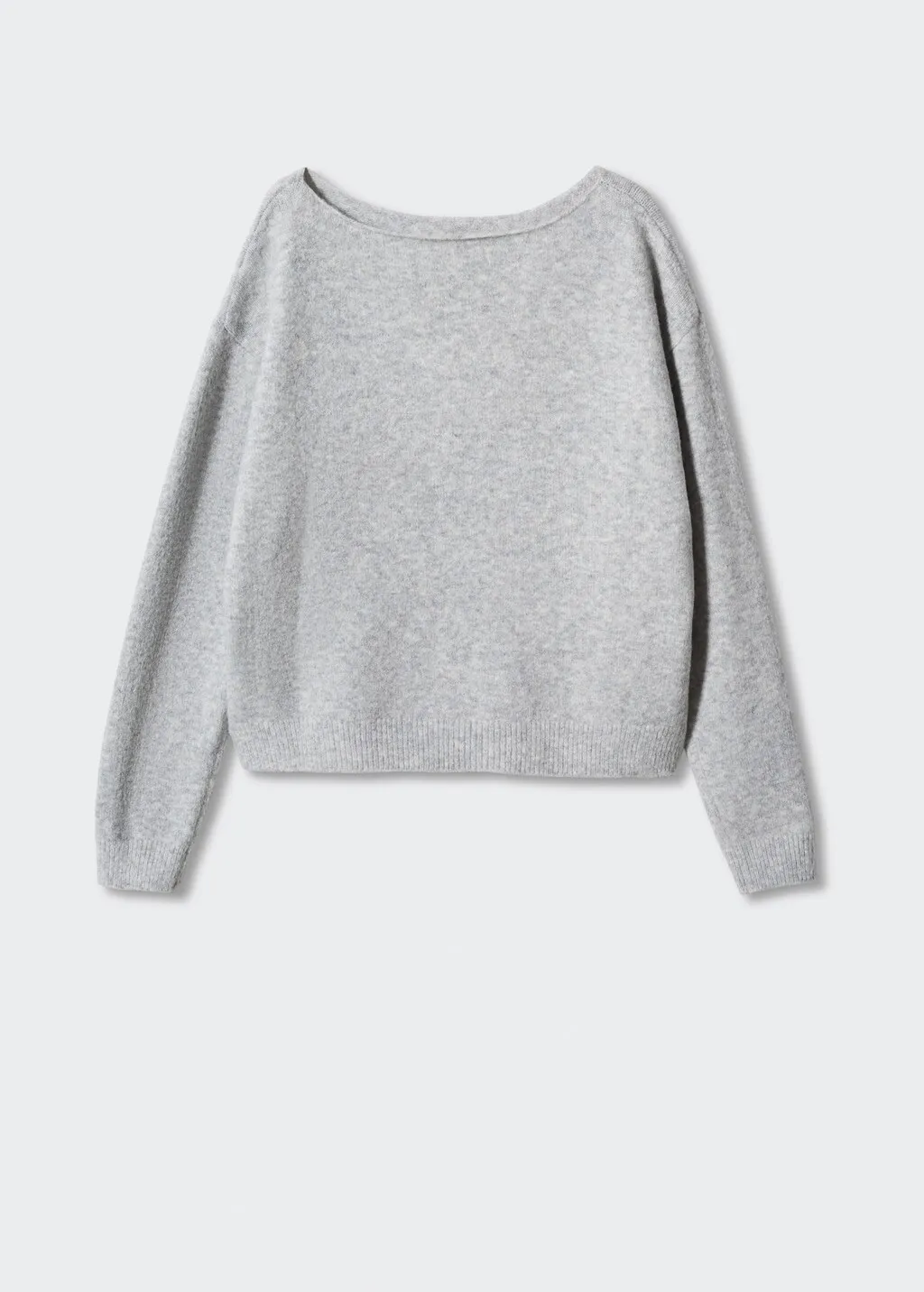 Pullover maglia collo a barca