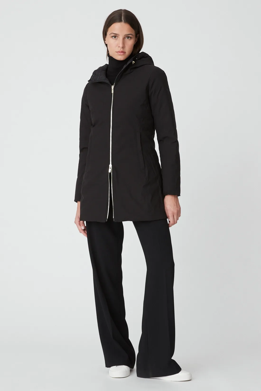 RITA – Reversible black wave down jacket