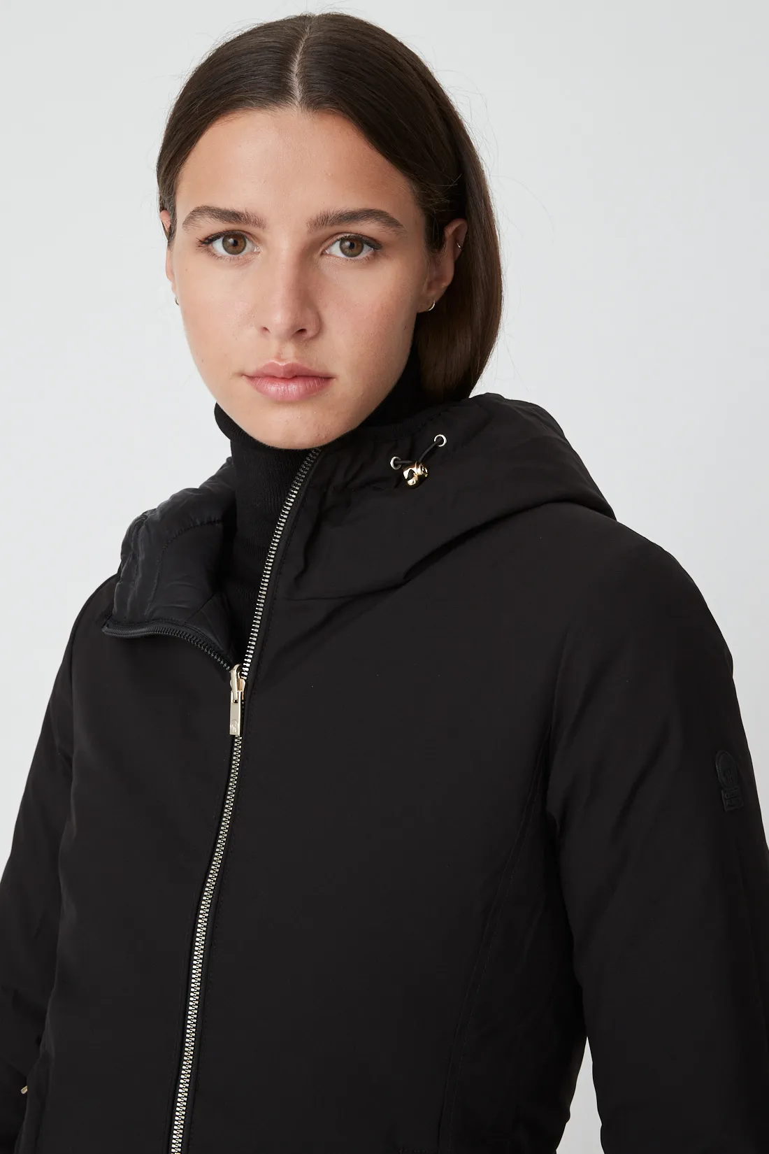RITA – Reversible black wave down jacket