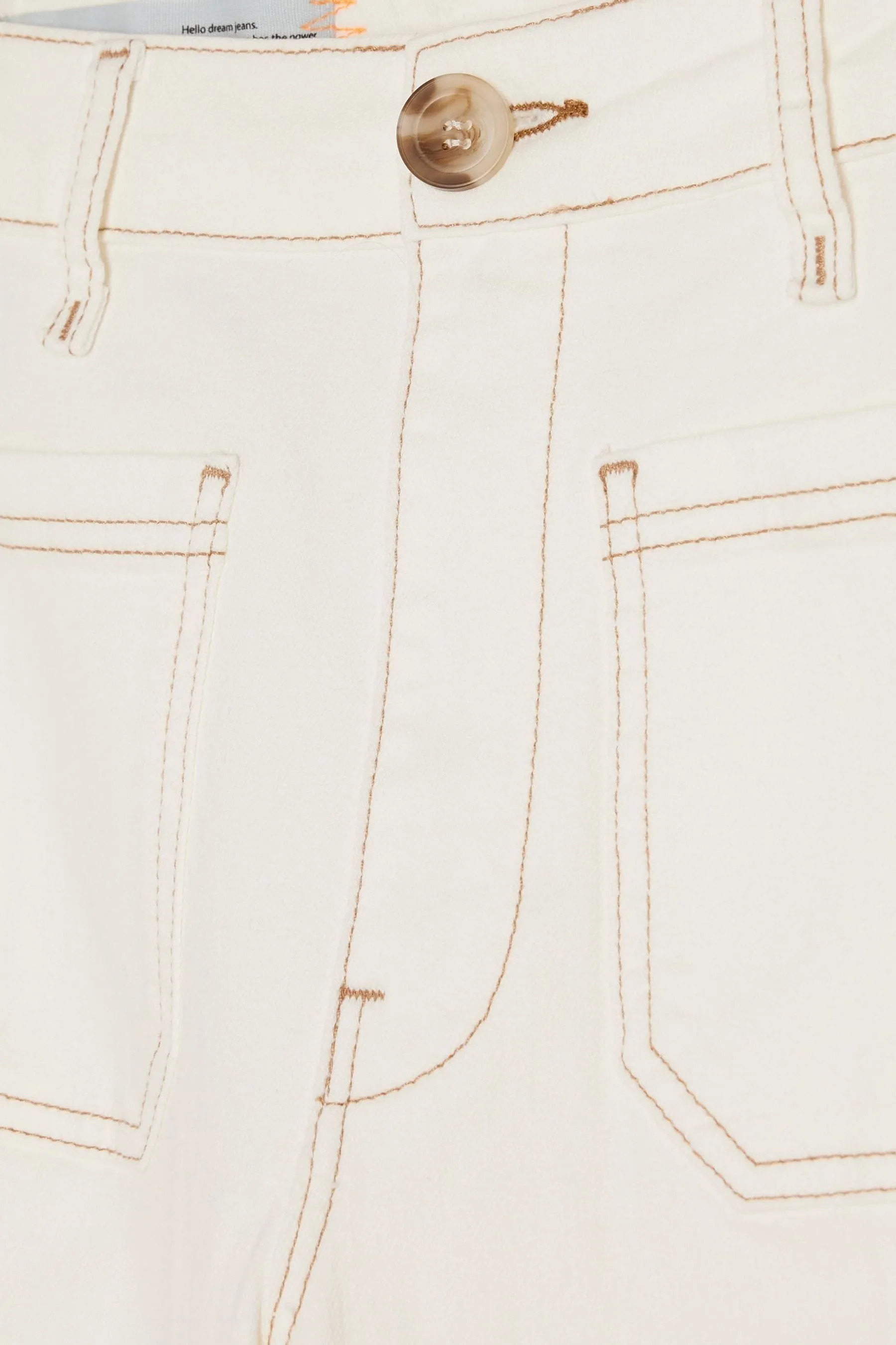 River Island - Jeans a gamba larga a vita alta