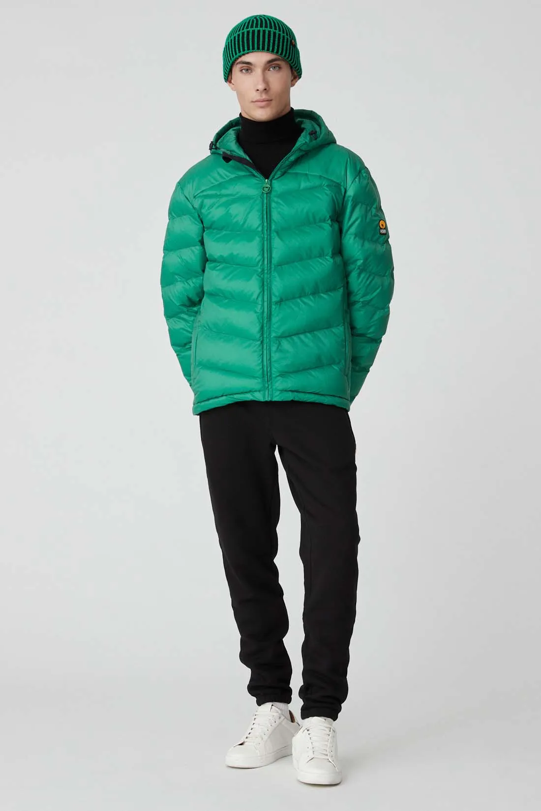 ROTTER – Cappello verde con risvolto