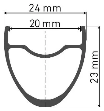Ruota anteriore DT Swiss E 1800 Spline DB 23 | 12x100mm