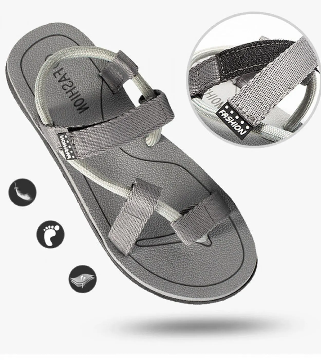 Sandali uomodonna Scarpe casual Infradito leggere Sandali Scarpe tinta unita per pantofole da spiaggia estive Zapatos Hombre