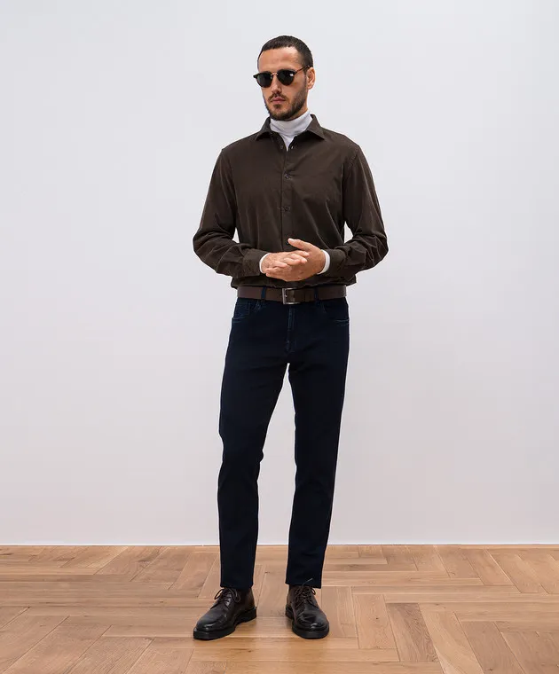 Scissor Scriptor Jeans COSTANTINO blu con patch e ricamo logo COSTANTINOT2295266