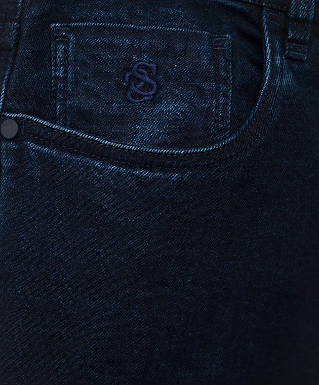 Scissor Scriptor Jeans COSTANTINO blu con patch e ricamo logo COSTANTINOT2295266