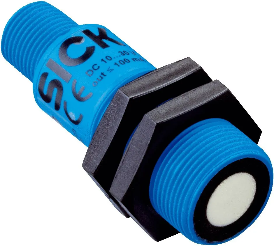 Sensore di prossimità Cilindro filettato SICK, M18, rilevamento 150 mm, 10 → 30 V CC